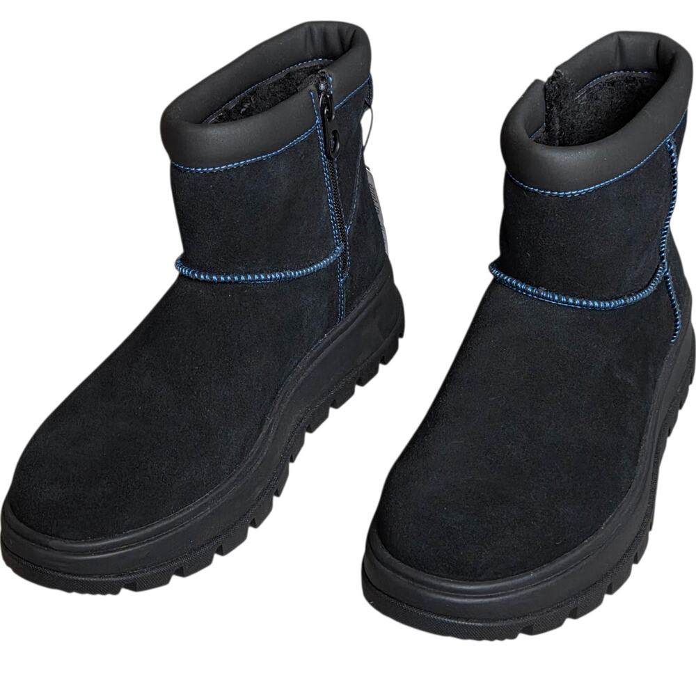 Koolaburra by UGG Koola Mini Hybrid Waterproof Boots Suede Faux Fur Lined 8 NWOT - Picture 6 of 15